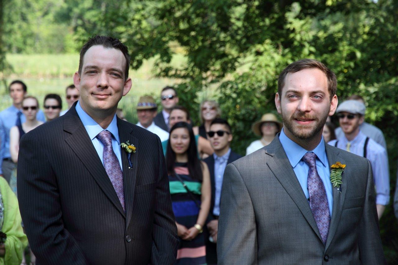 Groom with his best man